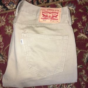 Levi’s 511 32x34 Slim Fit Men’s Jeans Tan Color